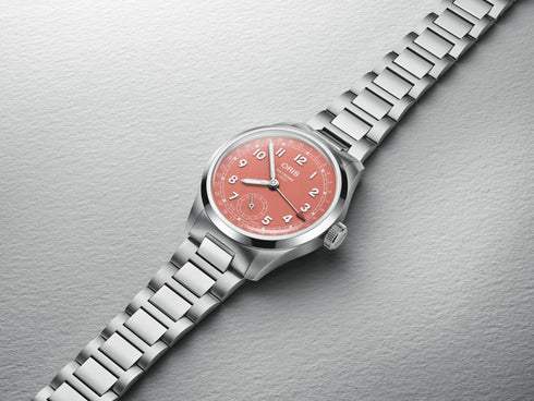 Oris Big Crown Pointer Date 40 mm - Cadran lilas, bracelet acier