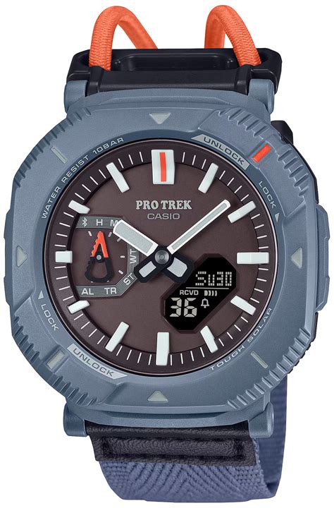 Casio Pro Trek PRJ-B001B-2ER Solar Bluetooth Watch – Blue Resin, 100M WR