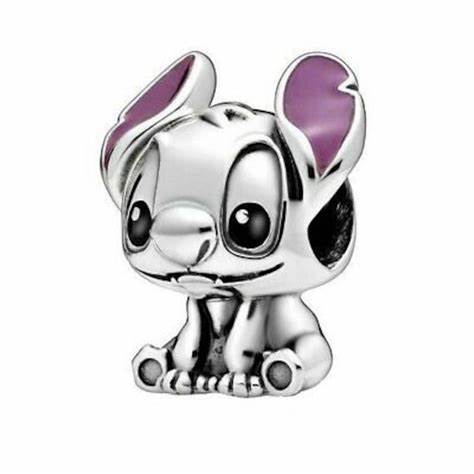 PANDORAPandora Disney Lilo & Stitch Charm 798844C01 - Sterling Silver with Purple EnamelBIJOUXEcecile