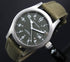 Hamilton Khaki Field Mechanical H69439363 - Acciaio inossidabile 38 mm, quadrante verde, cinturino verde NATO