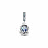 Pandora 791694C01 Charm penzolante "Octopus" in vetro di Murano - Argento 925 con vetro di Murano verde e blu