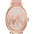 Michael Kors Addyson MK2957 Women's Rose Gold-Tone Watch - Pink Leather Strap