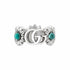 Gucci GG Marmont Sterling Silver Flower Ring - Size 6