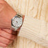 Seiko Classic SUR553P1 Men's Quartz Watch - White Dial, Stainless Steel Bracelet