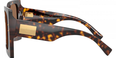 DOLCE & GABBANADolce & Gabbana DG4490 502/73 Unisex Sunglasses – Square Havana Frame, Brown LensesEYEWEAREcecile
