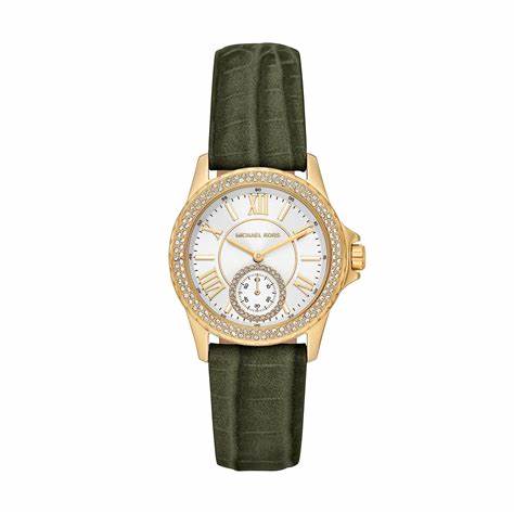 Michael Kors MK4720 Women's Everest Leather Strap Watch