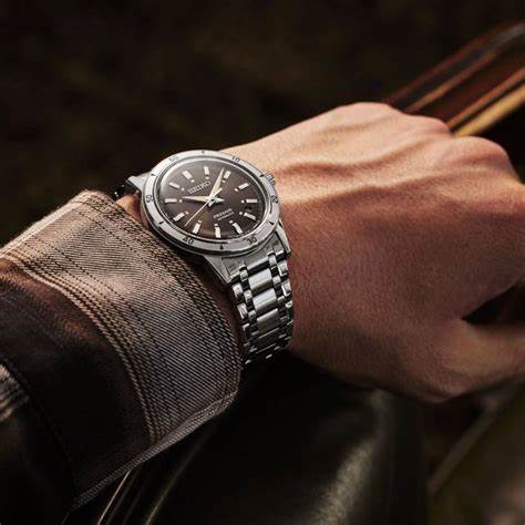 SEIKOSeiko Presage SRPL09J1 Automatic Men's Watch - Brown Dial, Stainless Steel BraceletWATCHESEcecile