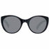 Ermenegildo Zegna Couture ZC0009-F 01A53 Occhiali da sole unisex - Montatura in acetato nero, lenti polarizzate grigie, 53mm