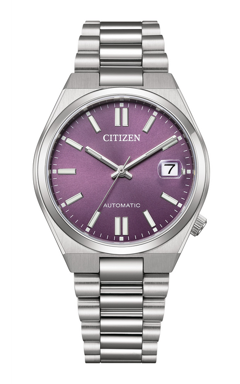 Citizen Tsuyosa NJ0200-50W Automatico - 37 mm Quadrante viola a raggiera