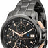 Maserati Successo Solar Men's Chronograph Watch - R8873645008, Black Dial, Stainless Steel Bracelet, 44mm