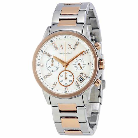 Reloj cronógrafo bicolor para mujer Armani Exchange AX4331 Lady Banks