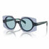 Occhiali da sole Emporio Armani EA4207 603180 Donna - Montatura blu, lenti azzurre, 46mm