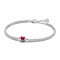 PANDORAPandora Red Sparkling Heart Tennis Bracelet 590041C02 - 18 – Sterling Silver, Red Crystal, 18cmBIJOUXEcecile
