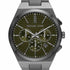 Michael Kors MK9118 Orologio cronografo oversize da uomo in acciaio inossidabile color canna di fucile