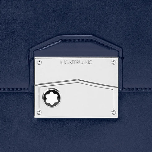 Montblanc Meisterstück Neo Briefcase 131687 - Pelle blu inchiostro, design moderno