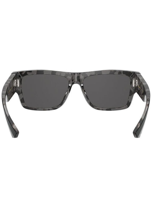 Dolce & Gabbana DG4451 3403/87 Men's Sunglasses - Black on Grey Havana Frame, Dark Grey Lenses