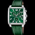 Lotus Squared 18851/3 Men's Chronograph Watch – Green Dial & Leather Strap