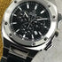 Jaguar Men's Swiss Quartz Chronograph Watch - Model J805/D, Stainless Steel Case, Black Dial, Sapphire Crystal