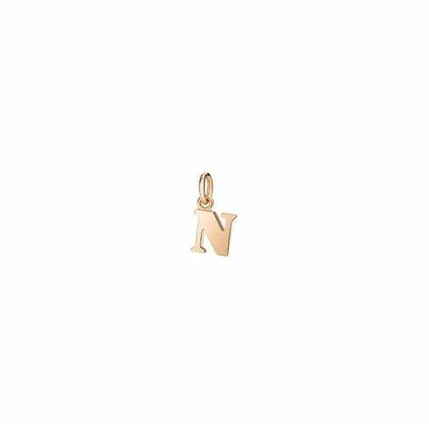 Dodo Letter “N” Charm DMB2017LETNL0009R – 9K Rose Gold with Cord