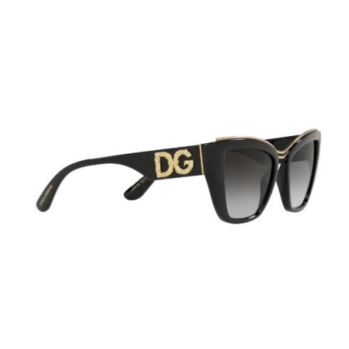 Dolce & Gabbana DG6144 501/8G Women's Sunglasses - Black Frame, Gray Gradient Lenses