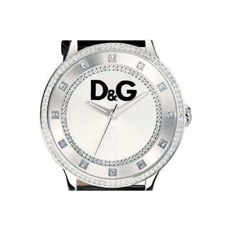 DOLCE & GABBANADolce & Gabbana Prime Time DW0515 Men's Watch - 46mm, Black Leather Strap with Crystal - Embellished FrameWATCHESEcecile