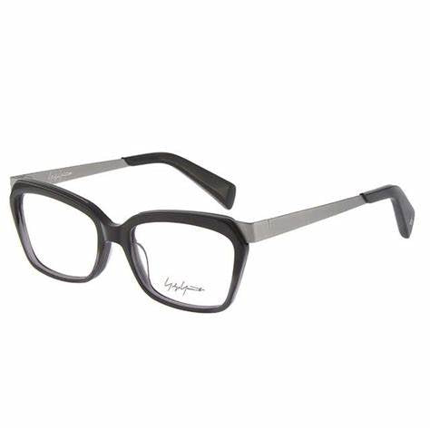 Yohji Yamamoto YY1014 54909 Unisex Square Optical Glasses - Black Frame