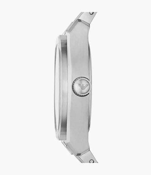Emporio Armani AR11557 Women’s Stainless Steel Watch – Mother-of-Pearl, 32 mm
