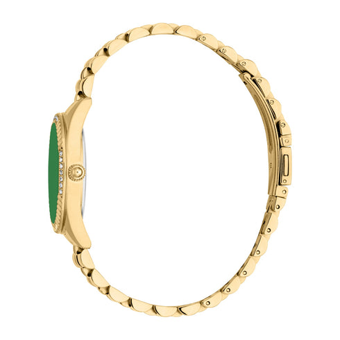 JUST CAVALLIJust Cavalli JC1L361M0065 Vittoria Glam Women's Watch – Gold - Tone Stainless Steel, Green Dial, 32mmEcecile