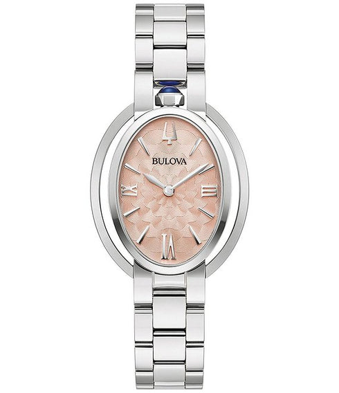 Bulova 96L342 Rubaiyat Women's Watch - Silver Stainless Steel, 31mm