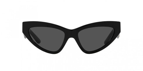 Dolce & Gabbana DG4439 501/87 Women's Sunglasses - Black Frame, Dark Grey Lenses