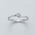 Miluna LID2850-006G7 Women's Solitaire Ring - 18K White Gold with 0.06ct Diamond