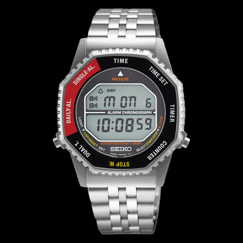 Seiko SMGG19P1 Rotocall Unisex Digitaluhr mit Quarzwerk – Chronograph & Alarm