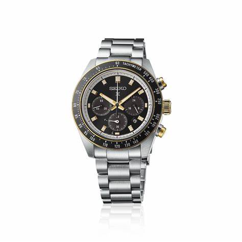 Seiko Prospex SSC941P1 Herren Solar Chronograph Uhr - Schwarzes Zifferblatt, Edelstahl