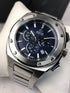 Jaguar Men's Swiss Quartz Chronograph Watch - Model J805/B, Stainless Steel Case, Blue Dial, Sapphire Crystal