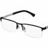 Emporio Armani EA 1041 3094 A 57 Occhiali da vista da uomo - Montatura nero opaco, lenti chiare