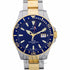 Jaguar Men's Swiss Quartz Diver Watch - Model J863/C, Two-Tone Stainless Steel, Blue Dial