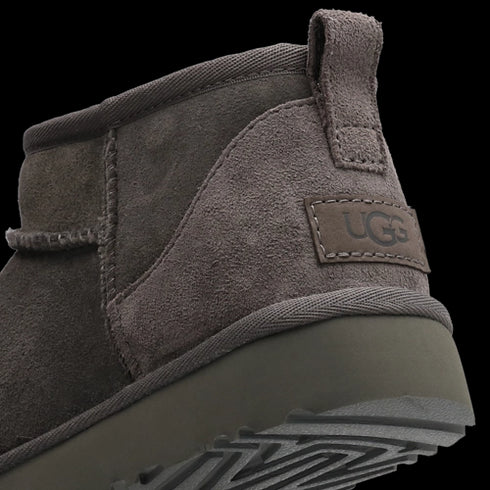 UGG Classic Ultra Mini Gris Femme