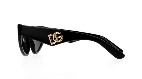 Dolce & Gabbana DG4439 501/87 Women's Sunglasses - Black Frame, Dark Grey Lenses