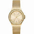 : Michael Kors MK7335 Women's Lennox Gold-Tone Watch with Crystal-Accented Bezel