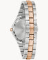 Bulova 98P235 Women's Watch – Two-Tone Steel, MOP Dial, Diamond Markers, 100m WR
