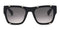 Philipp Plein SPP042W-540700 Men's Sunglasses – Black Acetate Frame, Grey Lenses