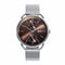 Mark Maddox HM7125-47 Men's Analog Watch - Stainless Steel Mesh Bracelet, Brown Dial