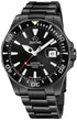 Orologio subacqueo Jaguar Executive J989/1 Uomo - Cassa in acciaio inossidabile PVD nero, quadrante nero, bracciale in acciaio inossidabile nero
