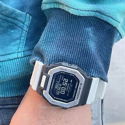 Casio G-Shock GBX-100TT-8ER Men's Digital Watch - Grey Resin Band