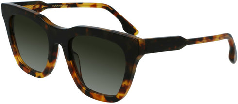 Victoria Beckham VB630S-215 Women's Sunglasses – Tortoise Frame, Gradient Brown Lenses, 53mm