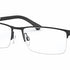 Emporio Armani EA1041 3094 Men's Eyeglasses - Black Rubber Frame, 53mm