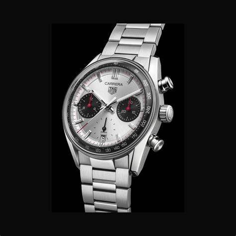 TAG HEUERTAG Heuer Carrera Chronograph CBS2216.BA0041 Men's Watch - Silver Dial, Steel BraceletWATCHESEcecile
