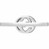 Gucci Interlocking G 18ct White Gold 0.12ct Diamond Ring - Size 6