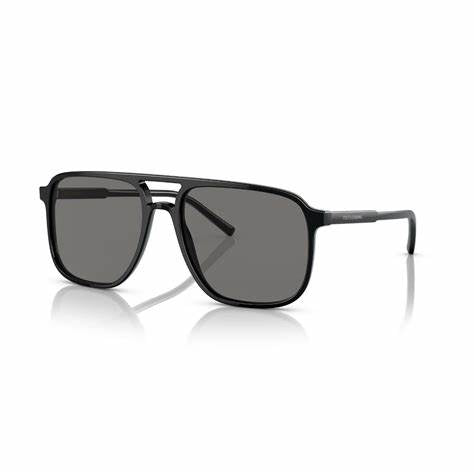 Dolce & Gabbana DG4423 501/81 Men's Sunglasses - Black Frame, Polarized Dark Gray Lenses