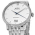 Mido Baroncelli Big Date M027.426.11.018.00 Orologio automatico da uomo - Quadrante bianco, bracciale in acciaio inossidabile